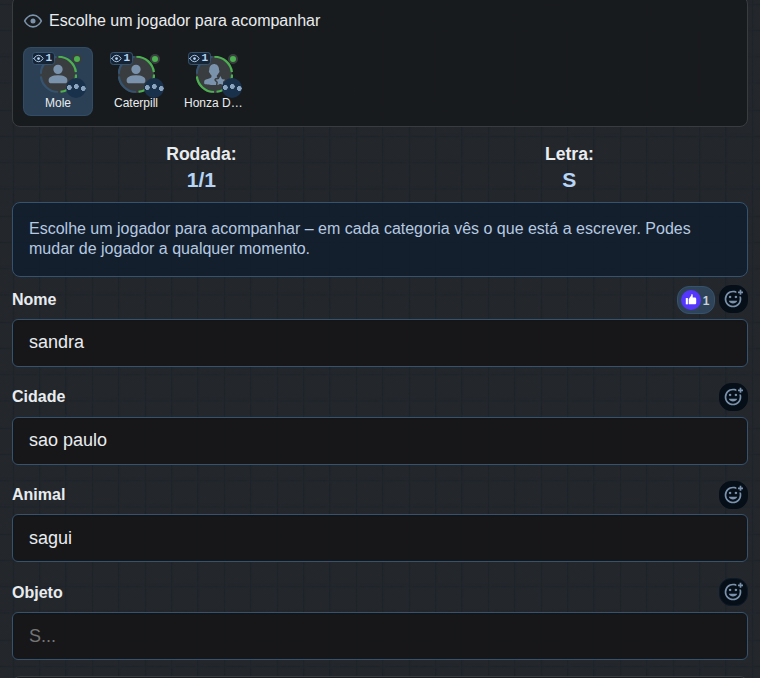 A visão do espectador durante a escrita
